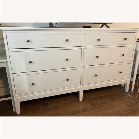 Ikea Idanas 6 Drawer Dresser White Aptdeco