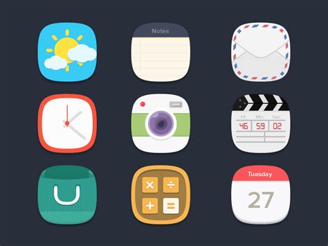 33 Best Free Flat Icons For Designers Designbump