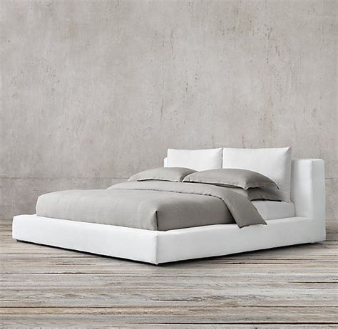 Cloud Slipcovered Platform Bed Restoration Hardware Cloud Platform