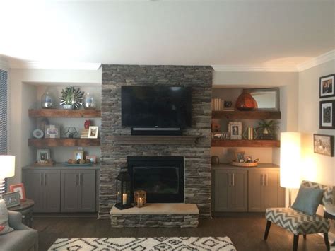 20 Rock Fireplace With Built In Bookcase Designs