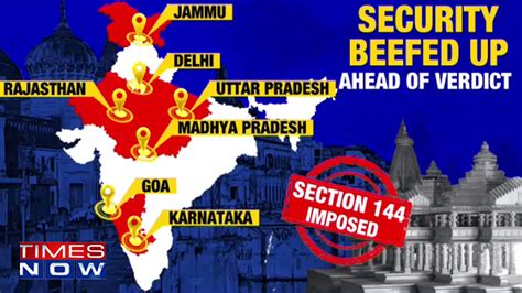 Watch Ayodhya Final Verdict Security Beefed Up And Section 144 Imposed In The State Of Uttar Pradesh