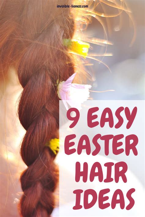 9 Easy And Cute Easter Hairstyles Easter Hairstyles Easter Hair Diy