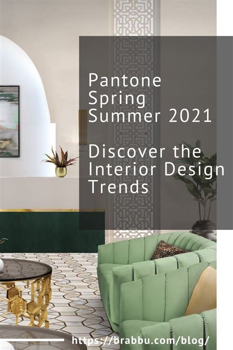 Late last week, pantone announced not one, but two colors for 2021: Pantone-Spring-Summer-2021-Discover-the-Interior-Design ...