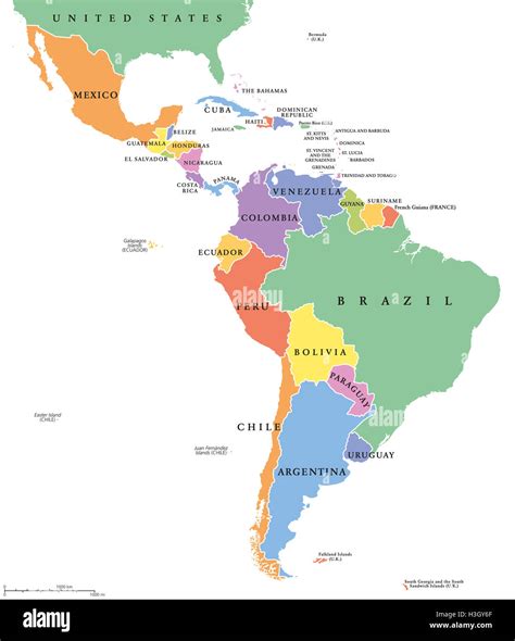 Mapa Politico Los Estados America Latina Solo Vector De Stock Images Porn Sex Picture