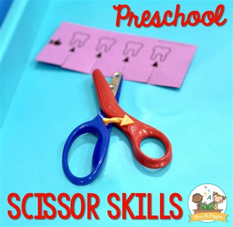 Scissor Cutting Skills Activity Tray Pre K Pages