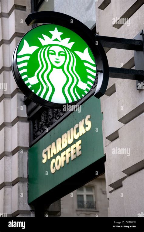 Starbucks Coffee Shop Sign Banque De Photographies Et Dimages à Haute