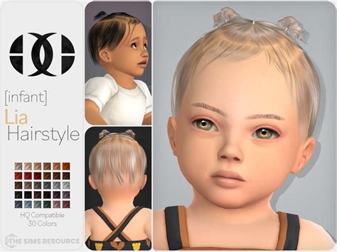 The Sims Resource Lia Hairstyle Infant