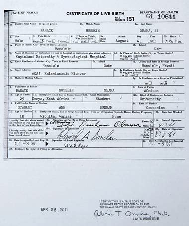 Obama Releases Birth Certificate Says No Time For This Kind Of