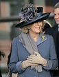 Camilla wearing a gorgeous hat and looking great in this outfit ...