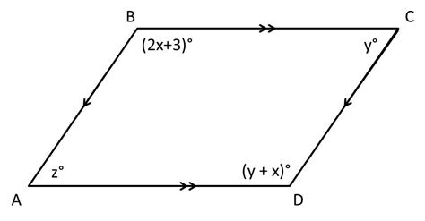 How To Find An Angle In A Parallelogram Act Math