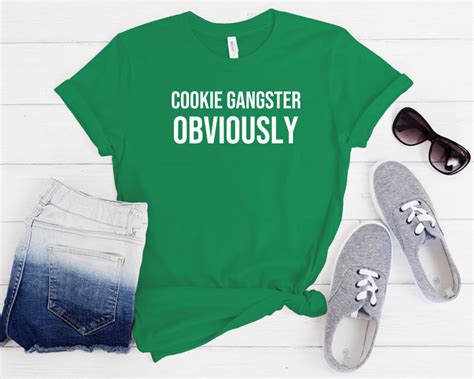 Cookie Gangster Obviously Baking Shirt Cookie Gangster Ts Etsy