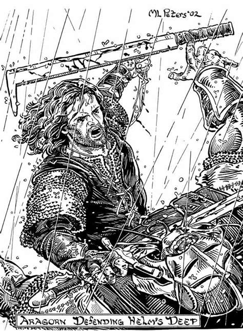 743 x 1075 jpeg 102 кб. Aragorn at Helm's Deep by mlpeters on DeviantArt | Aragorn
