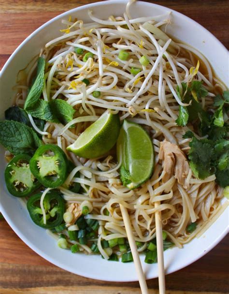 This delicious pho soup is usually made with beef, but sometimes it calls for chicken. Easy Rotisserie Chicken Pho - Forks 'n' Flip Flops