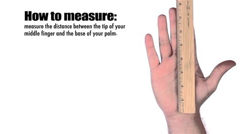 How to measure hand for gloves? Batting Glove Sizing Guide - YouTube