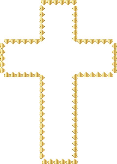 Gold Cross Png Golden Cross Png Transparent Image Is A Free Png