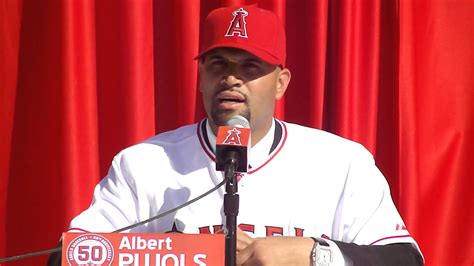 Albert Pujols Angels Press Conference Youtube