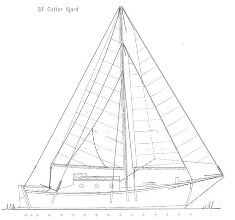 28′ Cutter Njord George Buehler Yacht Design