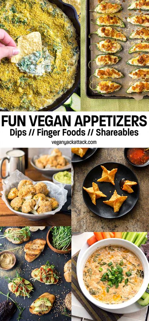 Fun Vegan Appetizers Vegan Yack Attack