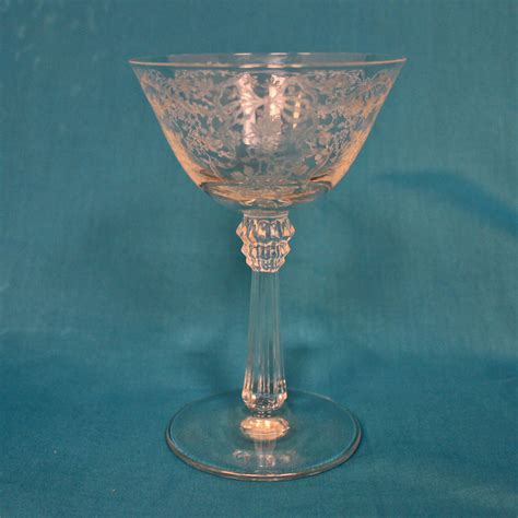 Fostoria Crystal Stemware Romancechampagne Tall Sherbetglass 5 5 In Ebay