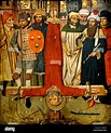 The Crucifixion of Saint St Peter by Jaume Huguet (1412 – 1492) Spain ...