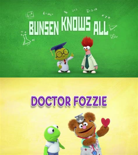 Muppet Babies 113 Bunsen Knows All Doctor Fozzie Episode