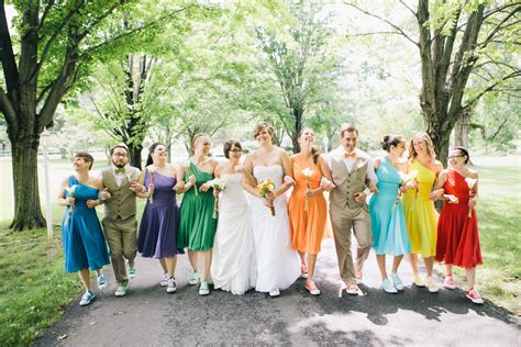 Jessica And Courtneys Rainbow Themed Hudson Valley Wedding Love Inc