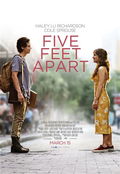 Five feet apart stars haley lu richardson and cole sprouse may play the leads in the romantic drama, but their knowledge of other romantic movie quotes is a little lacking. Five Feet Apart | On DVD | Movie Synopsis and info