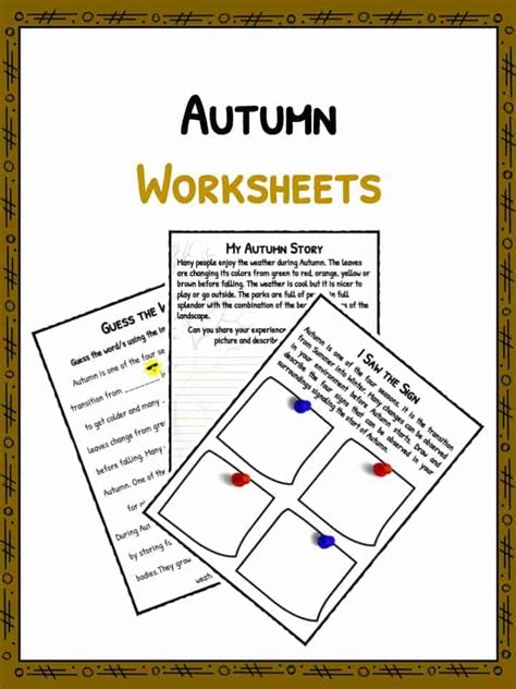 Autumn Facts & Information Worksheets | PDF Lesson Study Material