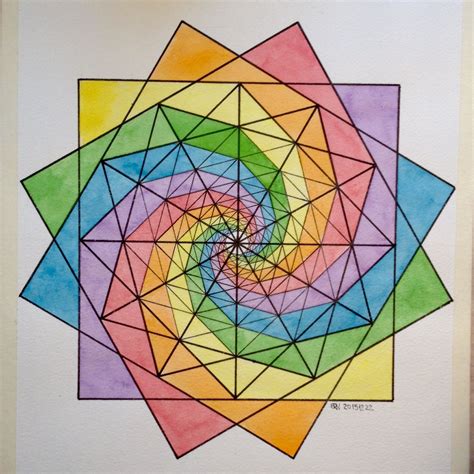 Regolo54 Fractal Fibonacci Geometry Symmetry Pattern Math