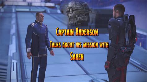 Mass Effect Captain Anderson Talks About His Mission With Saren