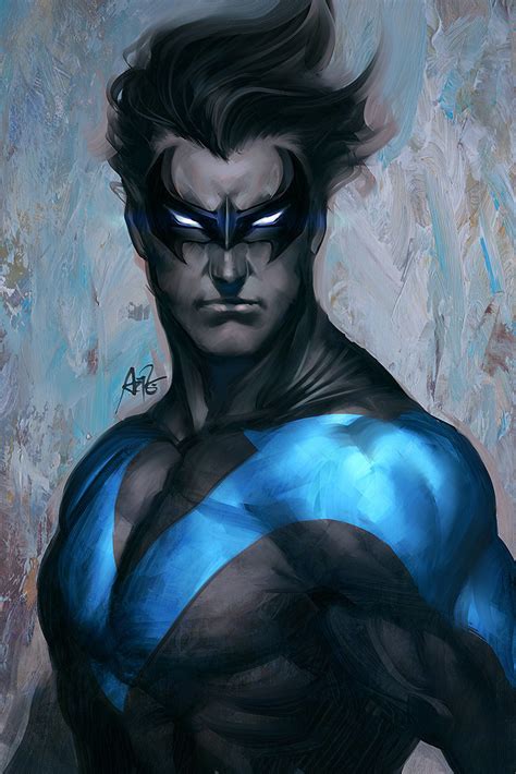 Quick Nightwing By Artgerm On Deviantart