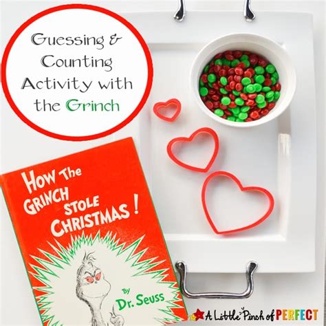 How The Grinch Stole Christmas Guess And Count Math Activity For Kids