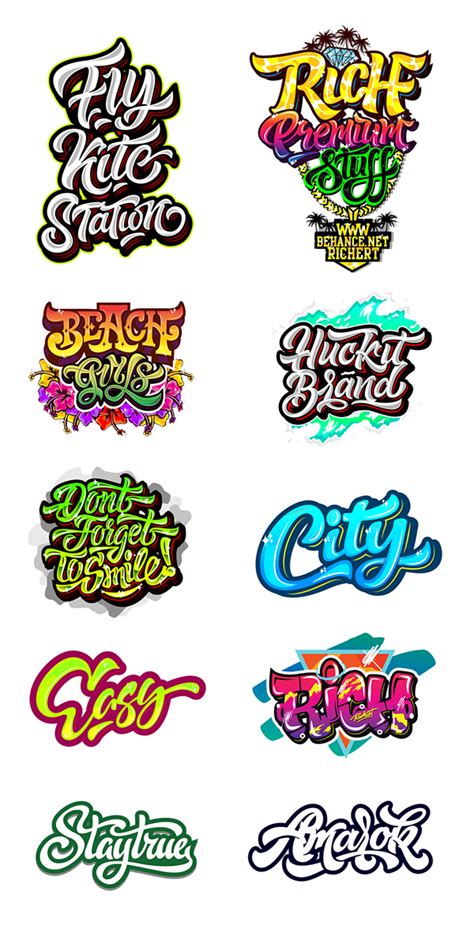 Logos Prints 13 14 Part 3 On Behance Lettering Design Graffiti