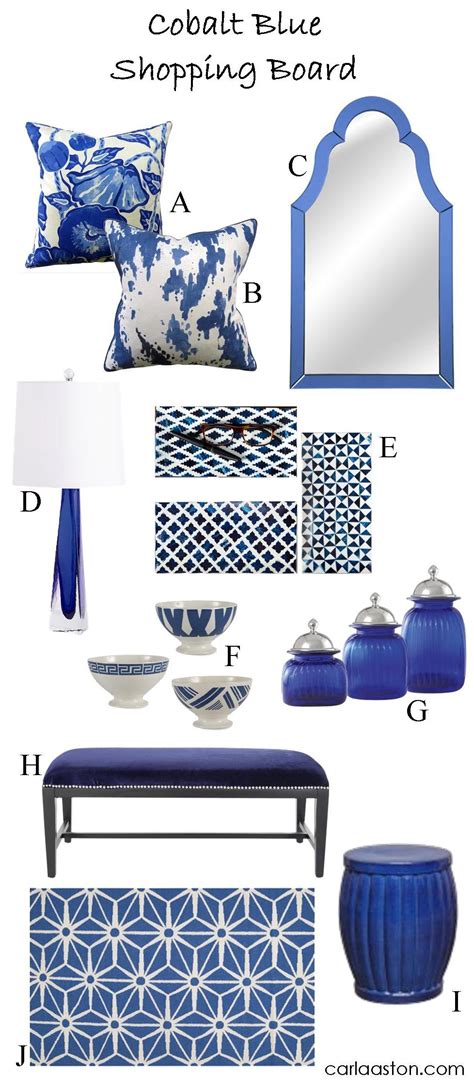 Shop for cobalt blue decor online at target. 10 Must-Have Furnishings & Decor Colored In Vivid Cobalt ...