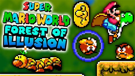 Super Mario World (SNES) 100% Walkthrough PART 4 - FOREST OF ILLUSION