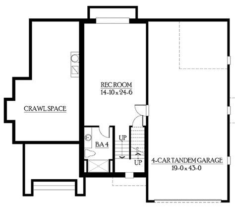 Craftsman Style House Plan 4 Beds 4 Baths 3980 Sqft Plan 132 467
