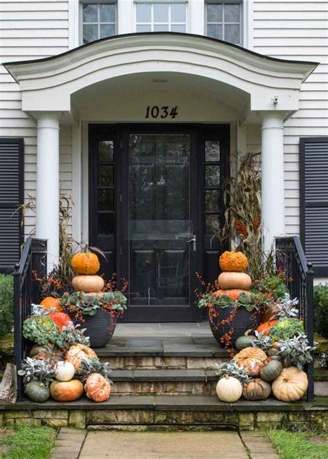 38 Thanksgiving Front Porch Decorating Ideas Shelterness