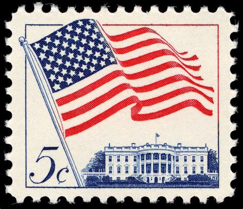 Americanflag5c1963issueusstamp The Wc Press