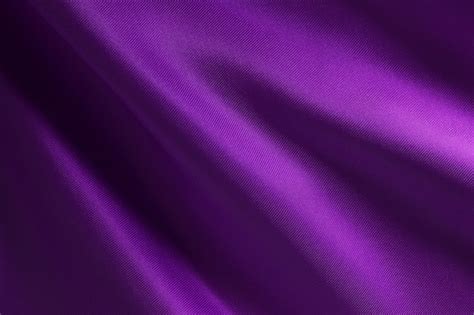 Purple Fabric Cloth Texture And Design Art Work Beautiful Crumpled Pattern Of Silk Or Linen