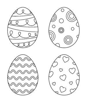 Use crayola® crayons, colored pencils, or markers to decorate the wreath. Easter Craft Activity - Make an Easter Egg Wreath | Easter coloring pages, Easter crafts, Free ...