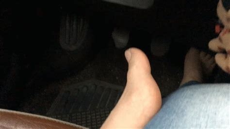 Pedal Pumping Barefoot In Winter Misscutefeet Italy Clips4sale