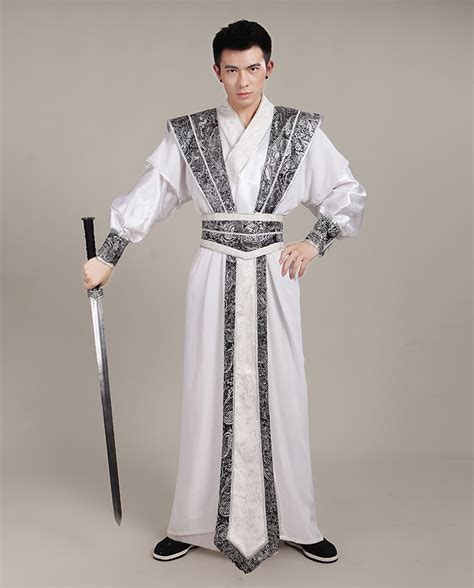 Chinese Traditional Costume For Men Ancient Swordsman Cosplay Costume