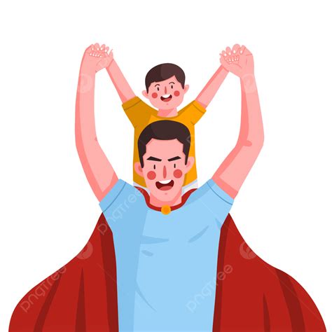 Padre E Hijo Son Dibujos Animados Originales A Mano De Superman Png Images
