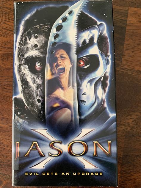 Jason X Vhs Horror Movie Etsy Jason X Horror Movies Treasure Island Book