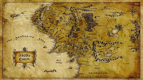Pin de Eli Wills en Tolkien Mapa de la tierra media El señor de los