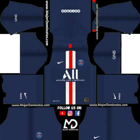 With millions of downloads score! PSG 2019-20 Kit - Dream League Soccer Kits