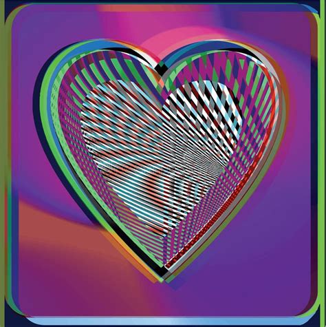 Abstract Heart Illustration Stock Vector Illustration Of Asymmetrical