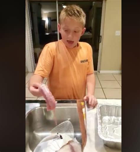 Boy Mistakes Turkeys Neck For Male Private Part In Hilarious Video