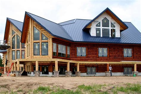 Real cedar siding with 4 inch lap adds 1.5 to the r rating of your exterior wall, and the seams don't open up 3/8 of an inch like hardy plank does. Vinyl Log Siding At Lowe's — Edoctor Home Designs