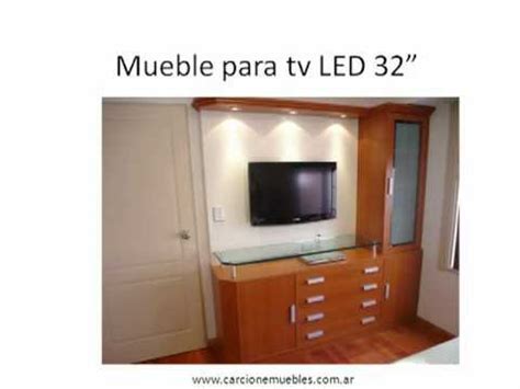 MUEBLES PARA TV PLASMA HECTOR CARCIONE E HIJO - YouTube